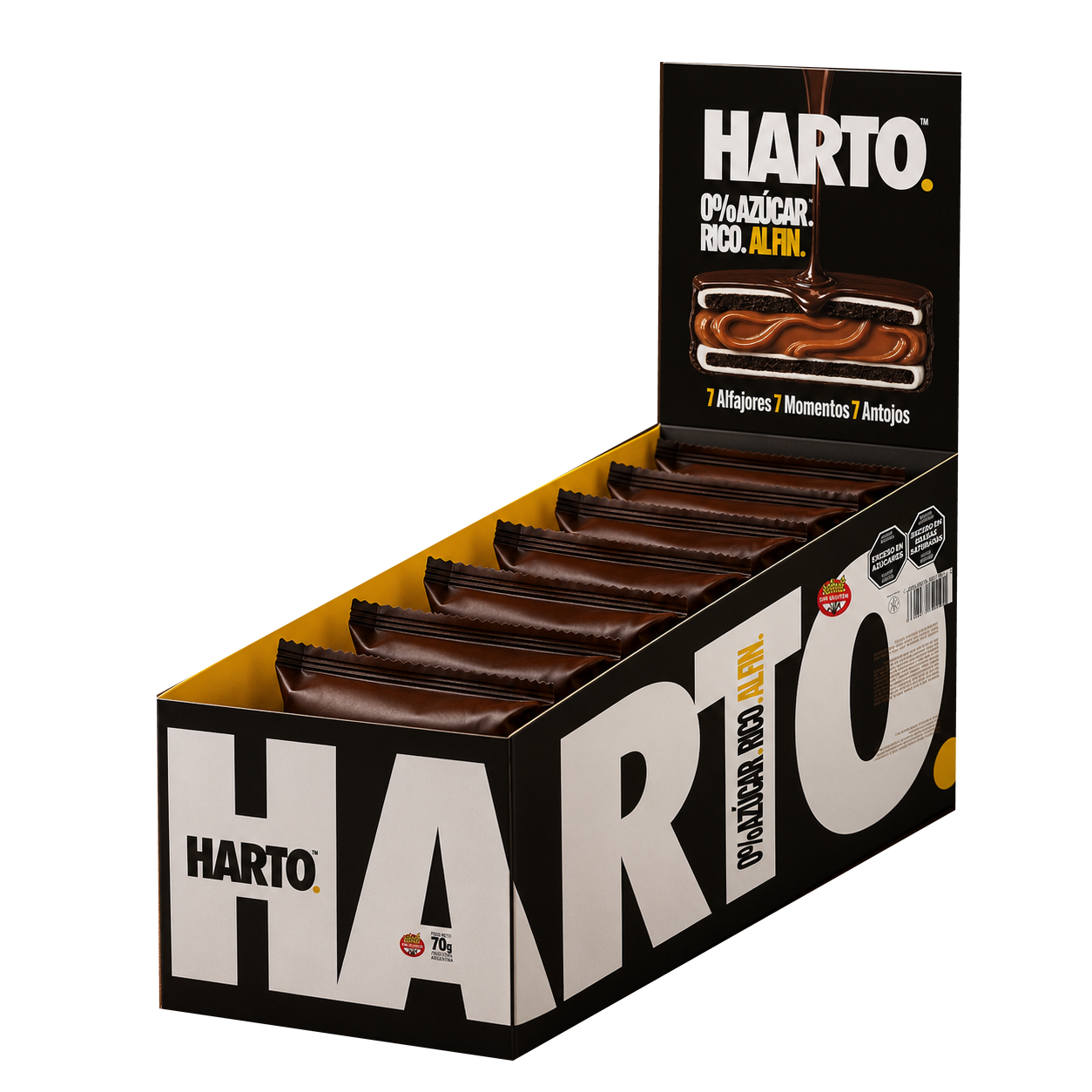 Kit semanal HARTO con alfajores